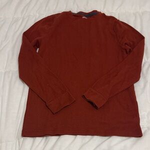 Sonoma Goods for Life Long Sleeve Rust Thermal Top